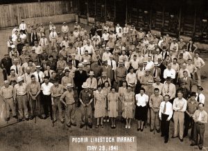 Peoria Livestock Market 1941
